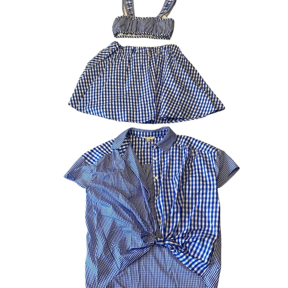 Copper Key Gingham Set